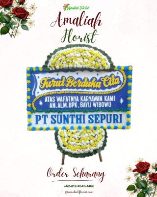 Papan Bunga Duka di Iwaka