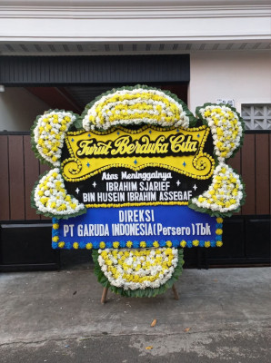 Papan Bunga Duka di Iwaka