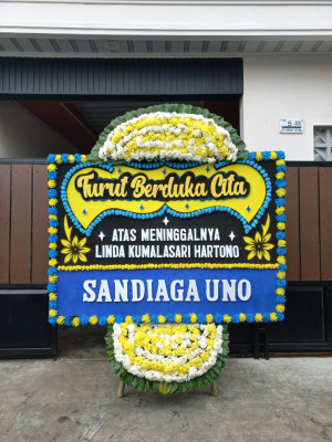 Papan Bunga Duka di Iwaka
